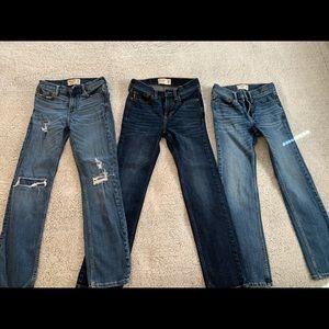 Lot of 3-Boy’s Abercrombie Jeans
